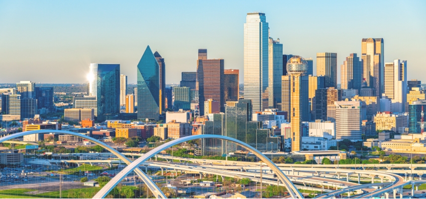 Dallas with bridge arches